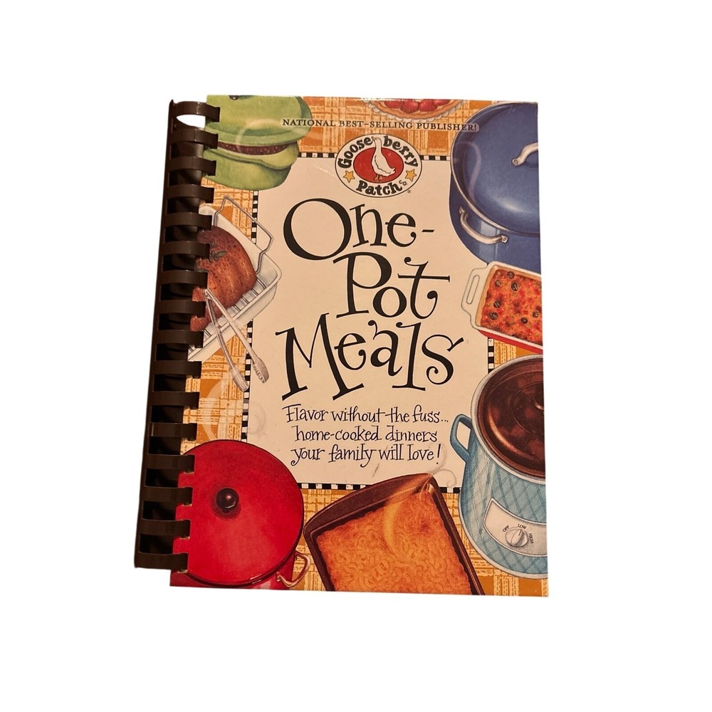 Gooseberry Patch One-Pot Meals Cookbook Comb Bound Spiral